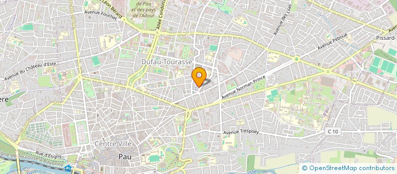 localisation de l'entreprise JUPA à PAU
