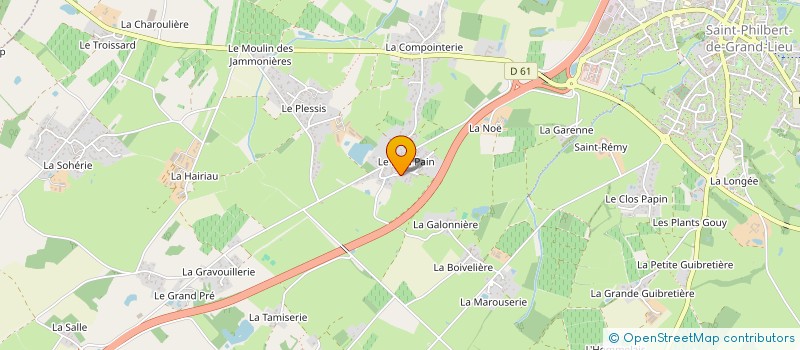 localisation de l'entreprise JUPA  SAINT-PHILBERT-DE-GRAND-LIEU