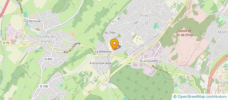 localisation de l'entreprise JUPA-BECE  PIREY