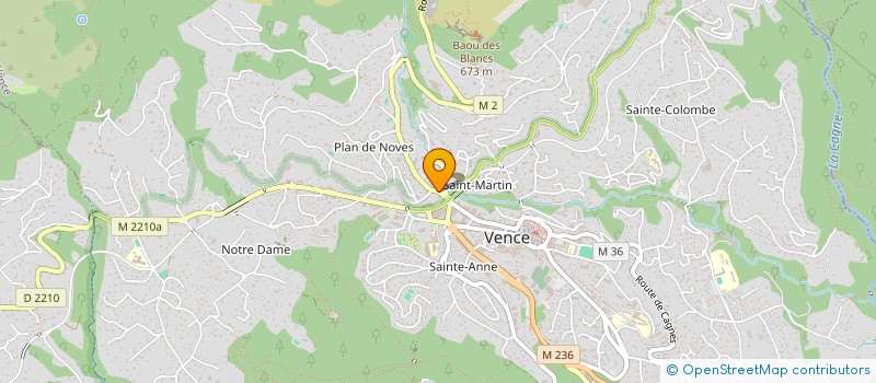 localisation de l'entreprise JUPAGA ENT.  VENCE