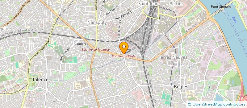 localisation de l'entreprise JUPALIMMO à BORDEAUX