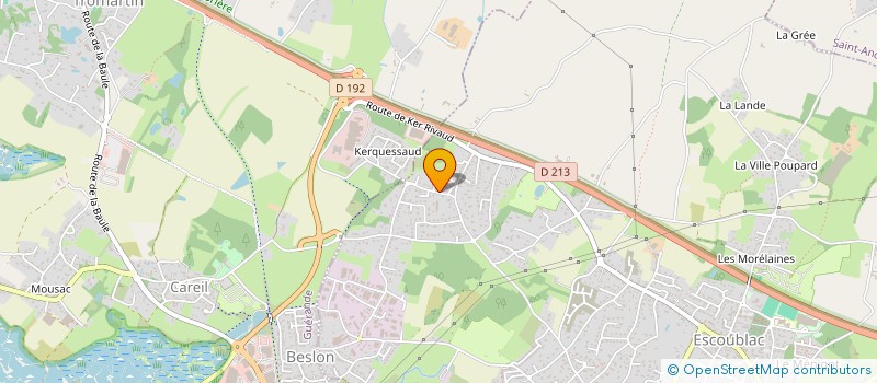 localisation de l'entreprise JUPAUL  LA BAULE-ESCOUBLAC