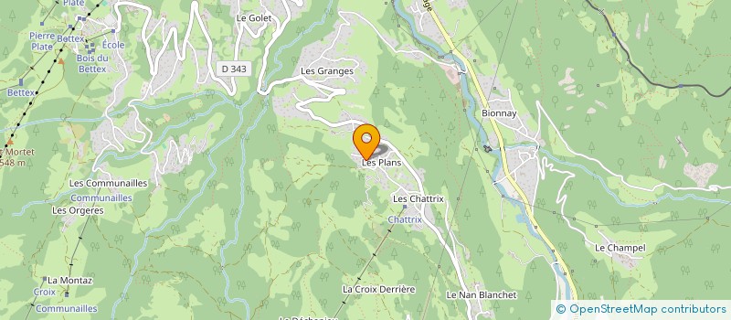 localisation de l'entreprise JUPEJO  SAINT-GERVAIS-LES-BAINS