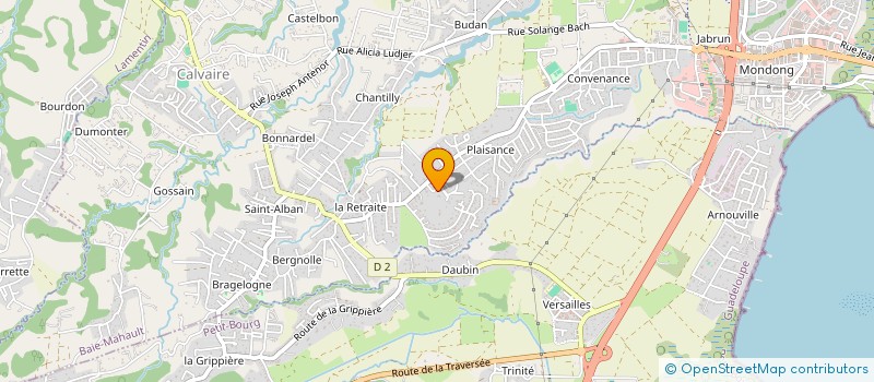 localisation de l'entreprise JUPETTE  BAIE-MAHAULT