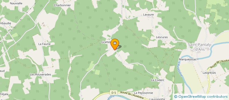 localisation de l'entreprise JUPI  CUBJAC-AUVEZERE-VAL D'ANS