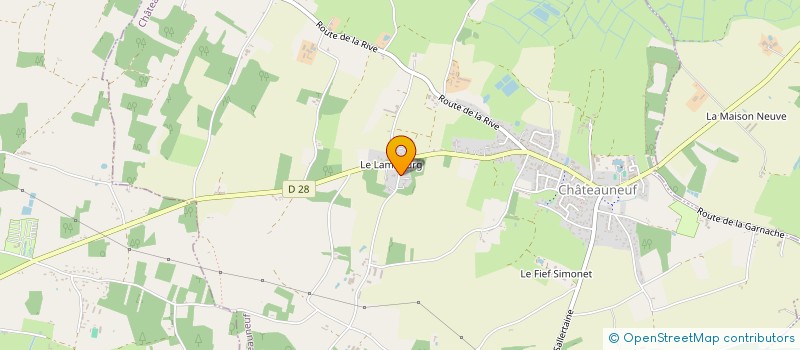 localisation de l'entreprise JUPICA  CHATEAUNEUF