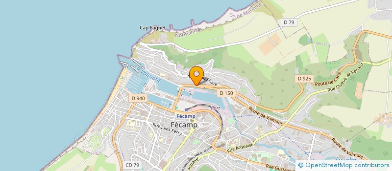 localisation de l'entreprise JUPIFRY  FECAMP