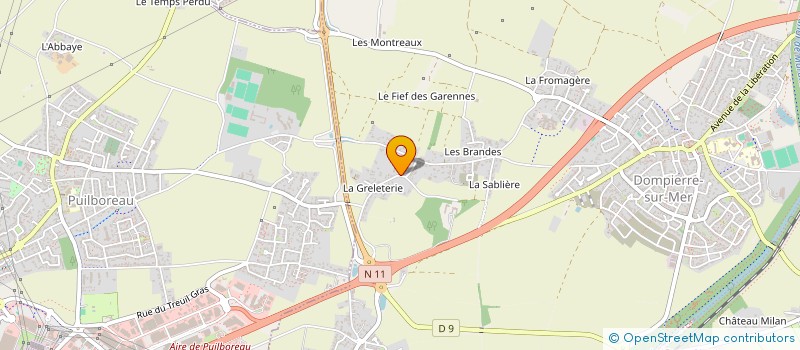 localisation de l'entreprise JUPILI  DOMPIERRE-SUR-MER