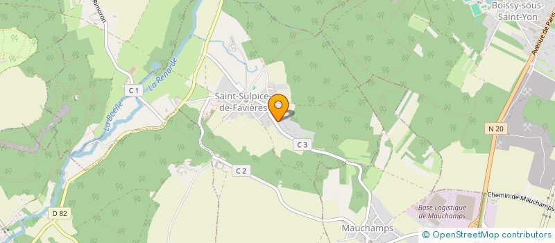 localisation de l'entreprise JUPIPAS  SAINT-SULPICE-DE-FAVIERES