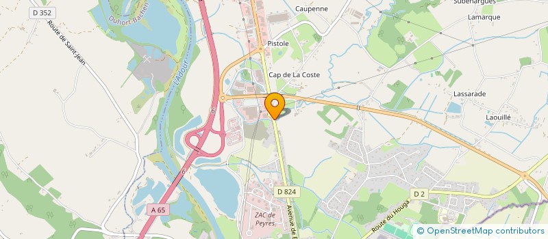 localisation de l'entreprise JUPIT'AIRE  AIRE-SUR-L'ADOUR