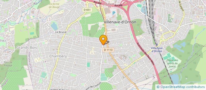 localisation de l'entreprise JUPITAR ESPORT à VILLENAVE-D'ORNON