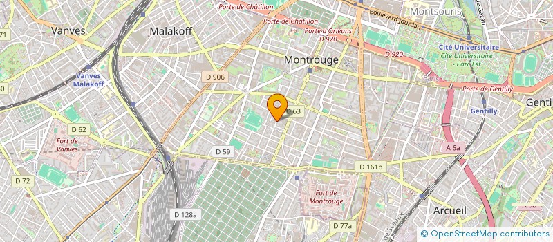 localisation de l'entreprise JUPITER  MONTROUGE