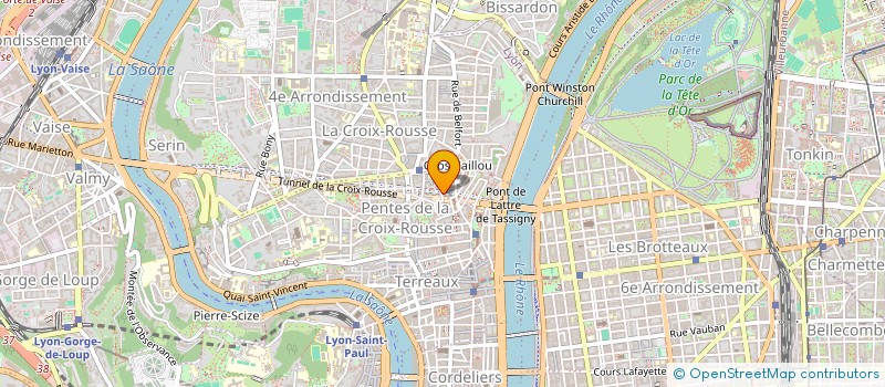 localisation de l'entreprise JUPITER à LYON