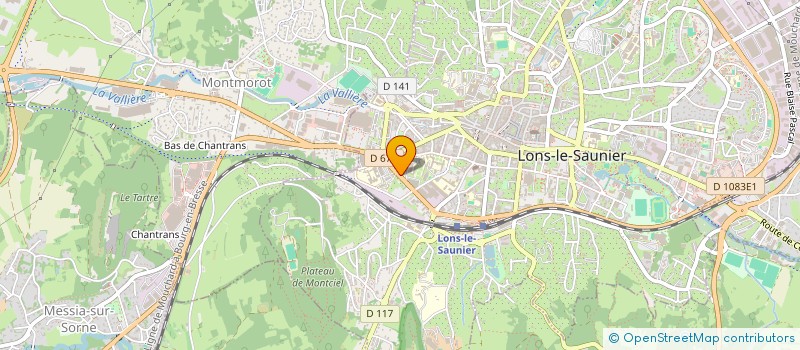 localisation de l'entreprise JUPITER  LONS-LE-SAUNIER