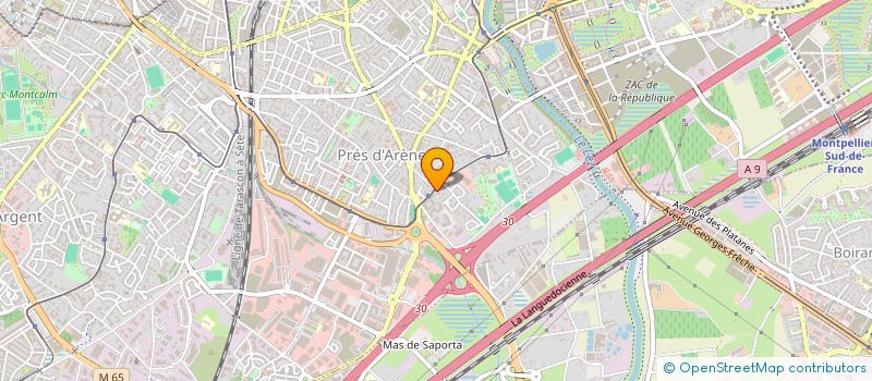 localisation de l'entreprise JUPITER à MONTPELLIER