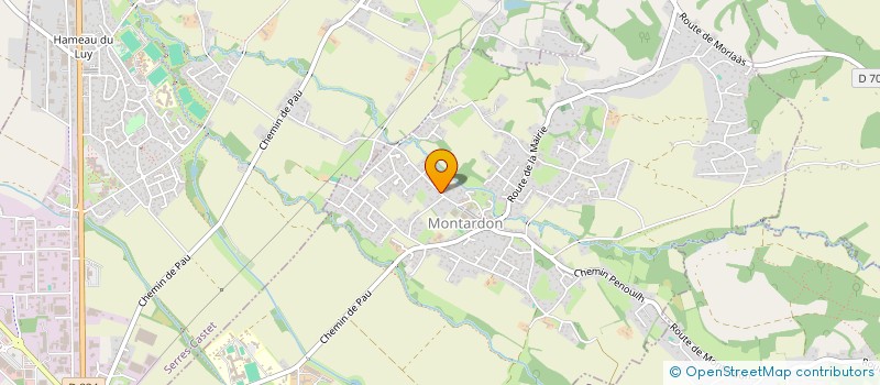 localisation de l'entreprise JUPITER  MONTARDON