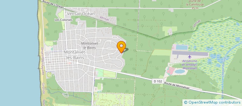 localisation de l'entreprise JUPITER  VENDAYS-MONTALIVET