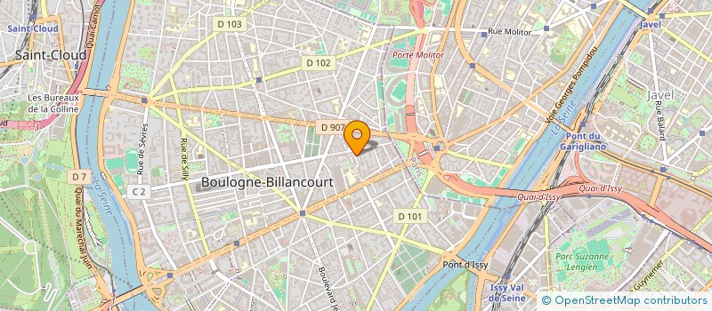 localisation de l'entreprise JUPITER à BOULOGNE-BILLANCOURT