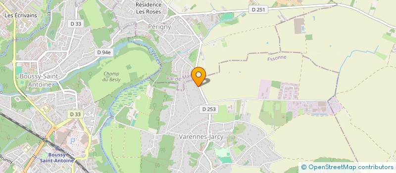 localisation de l'entreprise JUPITER  VARENNES-JARCY