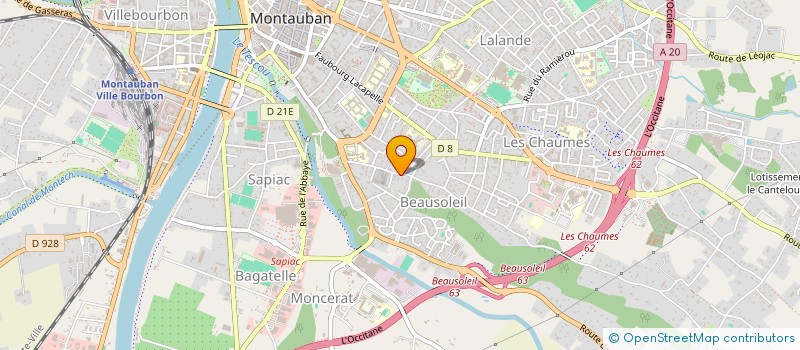 localisation de l'entreprise JUPITER  MONTAUBAN