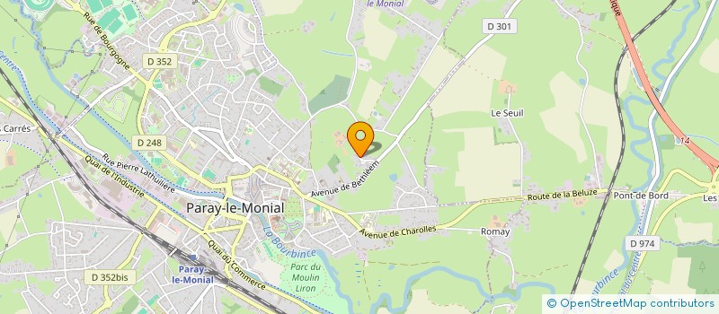 localisation de l'entreprise JUPITER  PARAY-LE-MONIAL