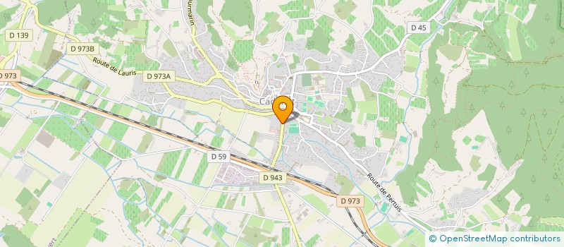 localisation de l'entreprise JUPITER  CADENET