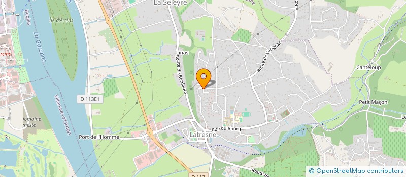 localisation de l'entreprise JUPITER à LATRESNE