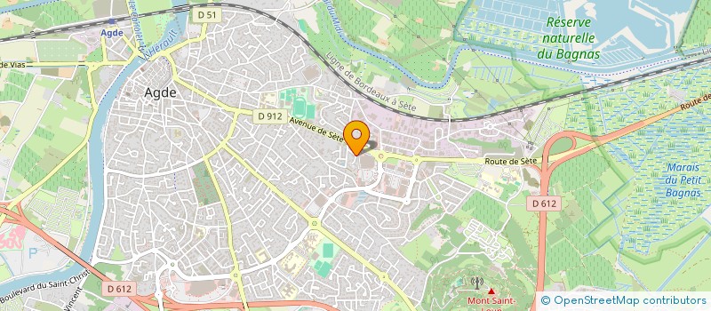 localisation de l'entreprise JUPITER  AGDE