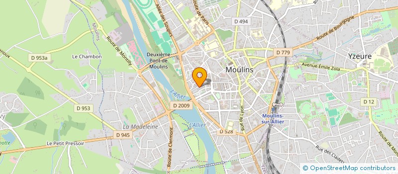 localisation de l'entreprise JUPITER BLACKMORE  MOULINS