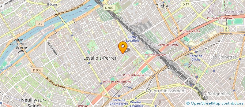 localisation de l'entreprise JUPITER IMMOBILIER à LEVALLOIS-PERRET