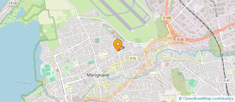 localisation de l'entreprise JUPITERIA à MARIGNANE
