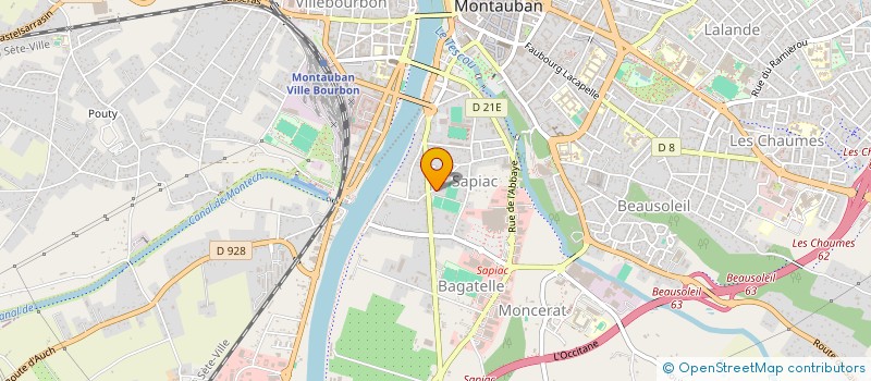 localisation de l'entreprise JUPO  MONTAUBAN