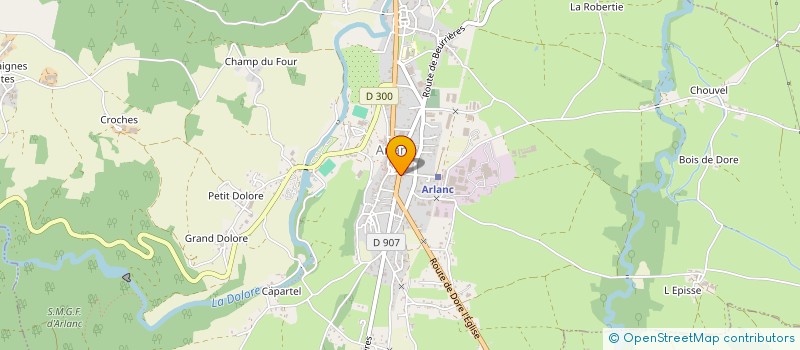 localisation de l'entreprise JUPONS GOURMANDS  ARLANC