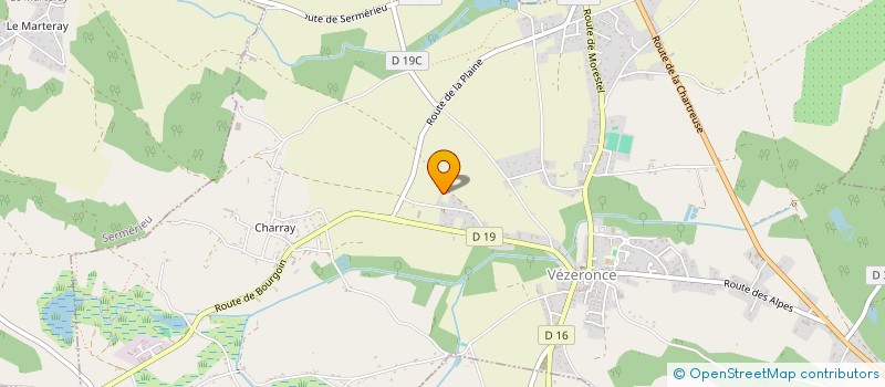 localisation de l'entreprise JUPPET NICOLAS  VEZERONCE-CURTIN