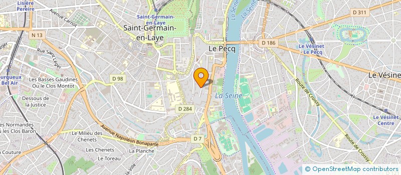 localisation de l'entreprise JUPY  LE PECQ