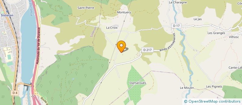 localisation de l'entreprise JUPY BATIMENT à ENTREPIERRES