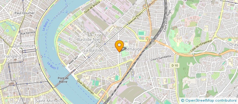 localisation de l'entreprise JUQBOX.ONE & ASSOCIES  BORDEAUX