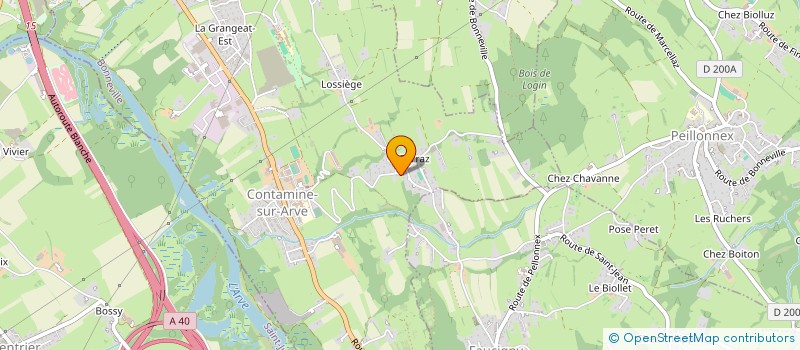 localisation de l'entreprise JUR'ALPES  CONTAMINE-SUR-ARVE