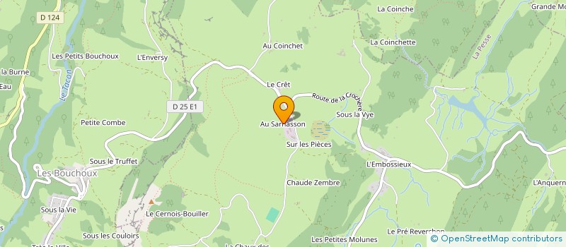 localisation de l'entreprise JUR'AVENTURE ET RENOV'BAT  LA PESSE