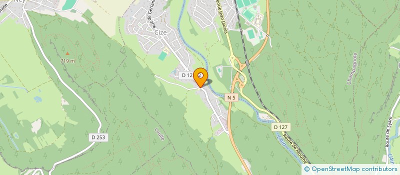 localisation de l'entreprise JUR'HIGHLINE  CIZE