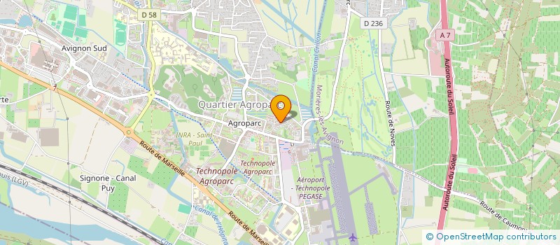 localisation de l'entreprise JURA  AVIGNON