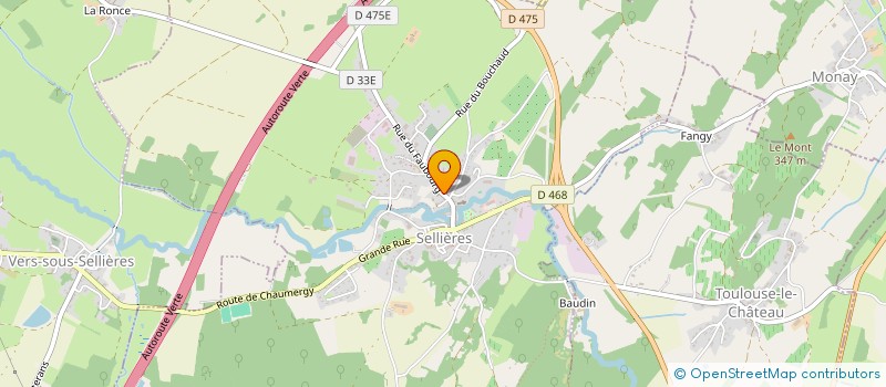 localisation de l'entreprise JURA ASSAINISSEMENT  SERGENAUX