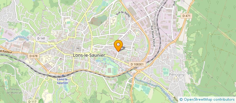 localisation de l'entreprise JURA ASSISTANCE  LONS-LE-SAUNIER