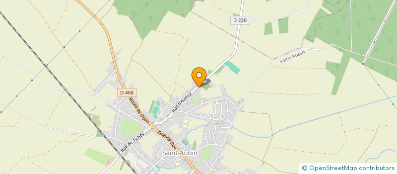 localisation de l'entreprise JURA CIB  SAINT-AUBIN