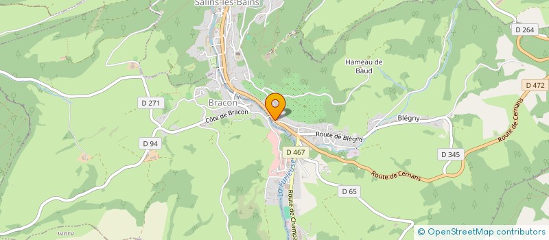 localisation de l'entreprise JURA CIEL  MARNOZ