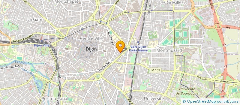 localisation de l'entreprise JURA-COTE D'OR PROMOTION à DIJON
