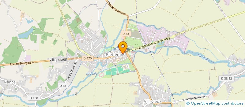 localisation de l'entreprise JURA COURTAGE ROPELATO  BLETTERANS