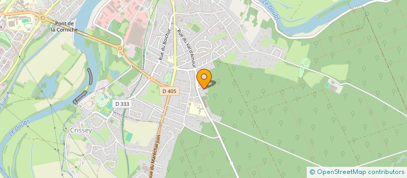 localisation de l'entreprise JURA DEUX à DOLE