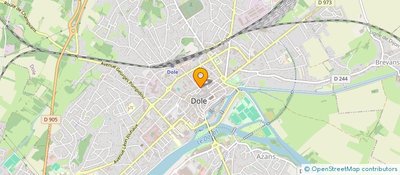 localisation de l'entreprise JURA DOLOIS CYCLISME à DOLE