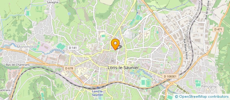 localisation de l'entreprise JURA EURL à LONS-LE-SAUNIER